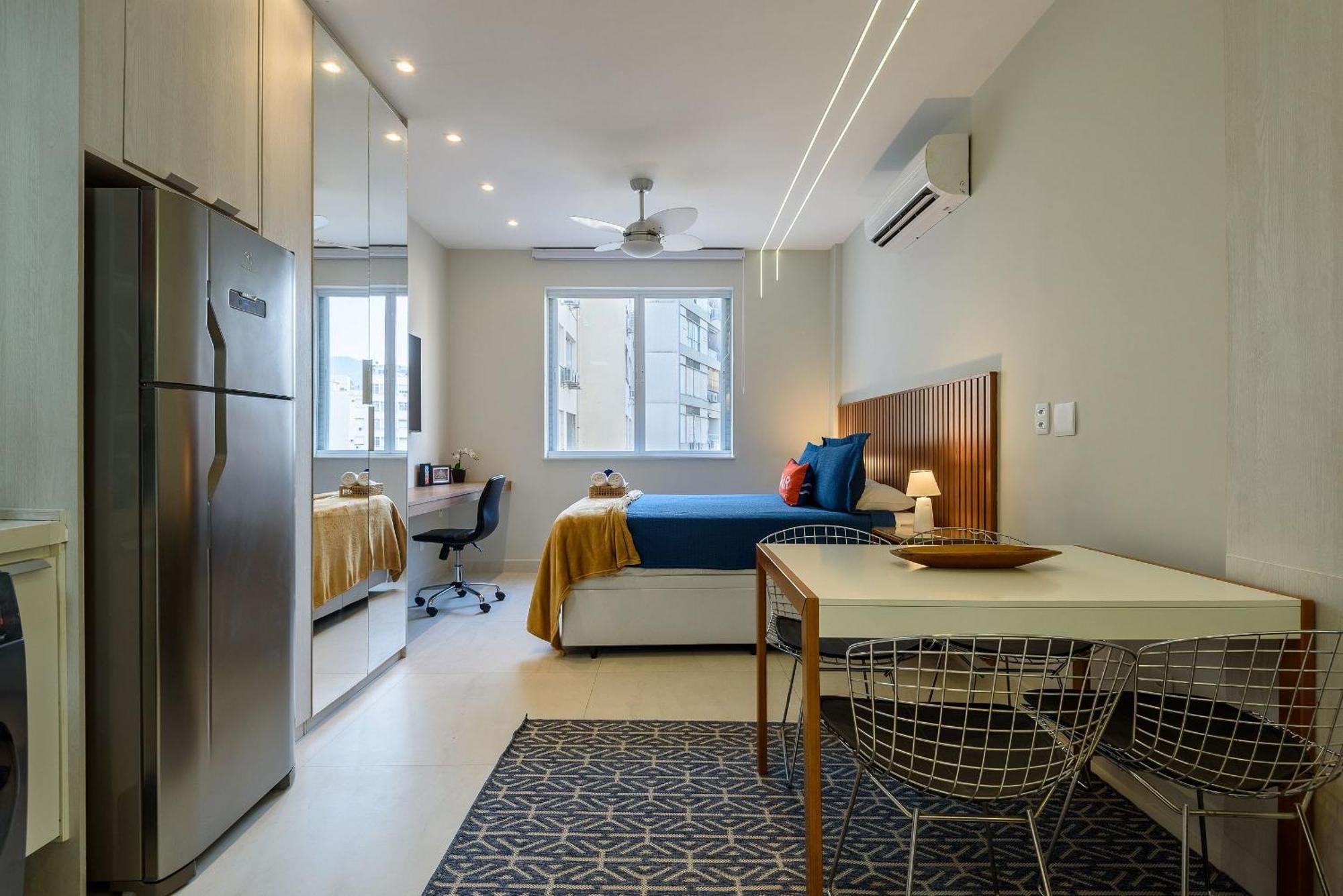 Apartamento Em Copacabana A 500m Da | Bl 162/703 *